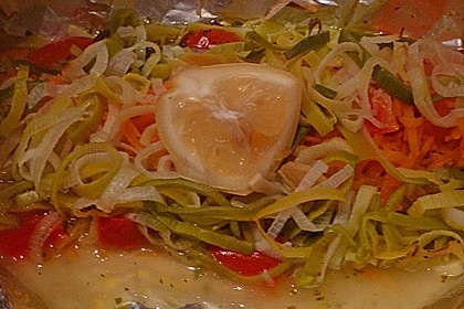 Gemüsefisch in Alufolie 7