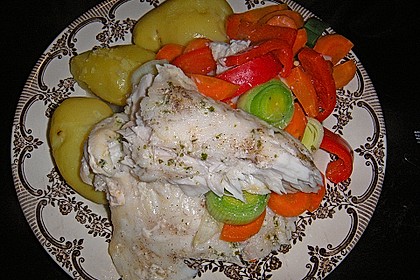 Gemüsefisch in Alufolie 9