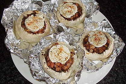 Gef&uuml;llte Champignons