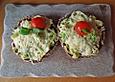 Pizzabr&ouml;tchen mit Schinken und Lauch