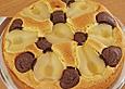 Marmorkuchen mit Birnen