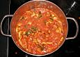 Gem&uuml;seso&szlig;e mit Zucchini, Paprika und Tomate