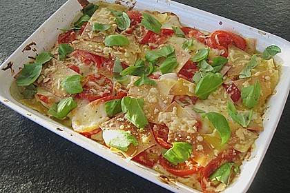 Tomaten - Mozzarella - Gratin 1