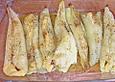 Gegrillte Polenta - Schoten
