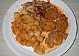 Schweinefilet in Pfeffersauce mit R&ouml;stzwiebeln