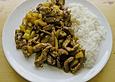 H&uuml;hnerfleisch mit Paprika in Hoisin - Sauce