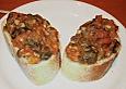 Bruschetta aus dem Backofen