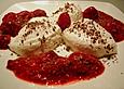 Ricotta - Mousse mit Himbeersauce