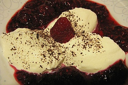 Ricotta - Mousse mit Himbeersauce 1