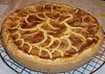K&auml;sekuchen mit Zimt&auml;pfeln