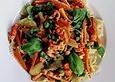Farfalle mit Flusskrebsen und jungem Gem&uuml;se