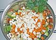 Zucchinicreme mit Spargel