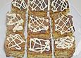 Blondies mit Mandeln