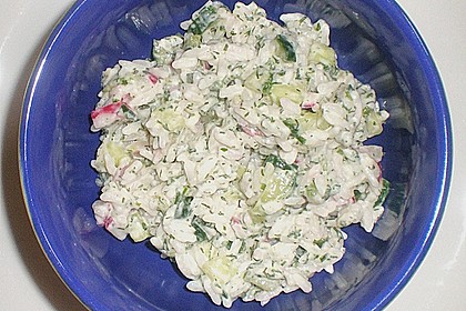 Erfrischender Reissalat