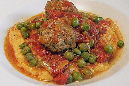 Albertos Hackb&auml;llchen auf Polenta 3