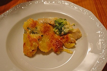 H&auml;hnchen - Gem&uuml;se - Gratin 1