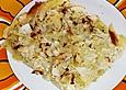 Wirsing - Kuchen mit Speck