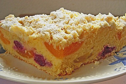 Marillen (Aprikosen) - Rahmkuchen mit feinen Streuseln 25