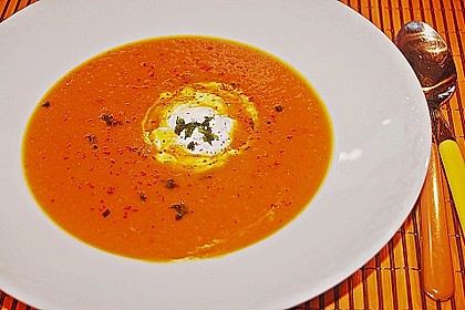M&ouml;hren - K&uuml;rbis - Suppe 3