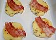 Gudruns Apfel - Speck - Ziegenk&auml;se T&uuml;rmchen mit Honig und Thymian