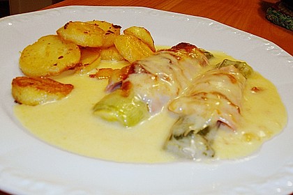 Porreerollen mit Schinken und drei K&auml;sesorten 5
