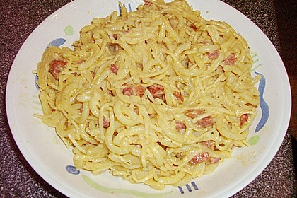 Koelkasts Spaghetti Carbonara