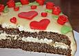 Mohn - Marzipan - Torte
