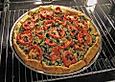 Tofu - Spinat - Oliven - Quiche