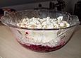 Zugedeckte Himbeeren