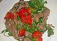 Tagliata di manzo con pomodoro e rucola
