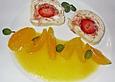 Erdbeer - Rhabarber - Terrine im Marzipanmantel