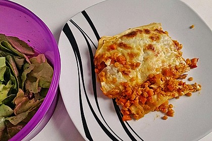 Linsenlasagne 7