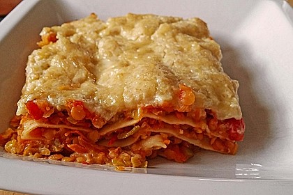 Linsenlasagne 4