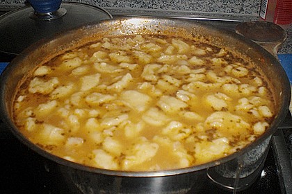 Gulaschsuppe mit Nockerln 1