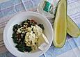 Zucchini mit Ziegenk&auml;se - Spinat - F&uuml;llung