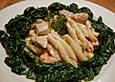 Lachs - Spinat - Nudeln