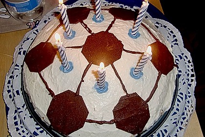 Philadelphia Torte *Geburtstags Fu&szlig;ball* 2