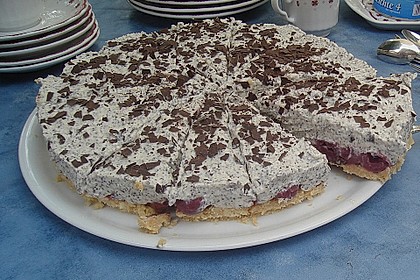 Philadelphia Torte Kirsch Mohn