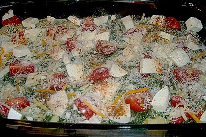 Gnocchiauflauf mit Spinat und Cherrytomaten 23