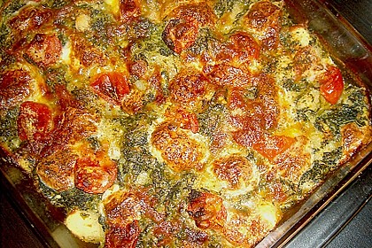 Gnocchiauflauf mit Spinat und Cherrytomaten 19