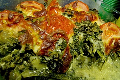 Gnocchiauflauf mit Spinat und Cherrytomaten 38