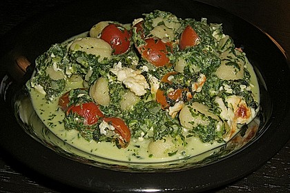 Gnocchiauflauf mit Spinat und Cherrytomaten 27