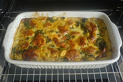 Gnocchiauflauf mit Spinat und Cherrytomaten 18