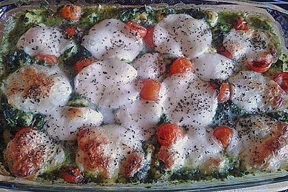 Gnocchiauflauf mit Spinat und Cherrytomaten 25