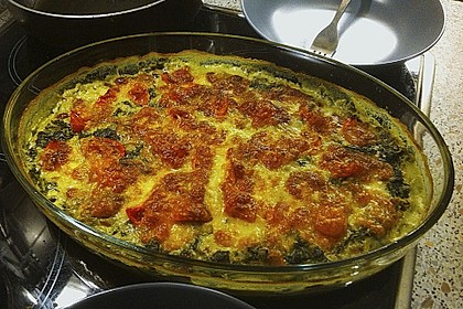 Gnocchiauflauf mit Spinat und Cherrytomaten 8
