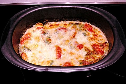 Gnocchiauflauf mit Spinat und Cherrytomaten 16