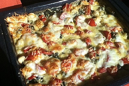 Gnocchiauflauf mit Spinat und Cherrytomaten 31