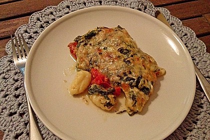 Gnocchiauflauf mit Spinat und Cherrytomaten 17