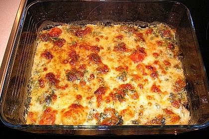 Gnocchiauflauf mit Spinat und Cherrytomaten 6