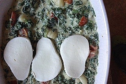 Gnocchiauflauf mit Spinat und Cherrytomaten 15